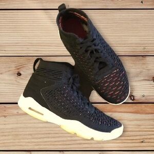 Jordan FlyKnit Elevation, Black and Red, Size 3.5 Youth